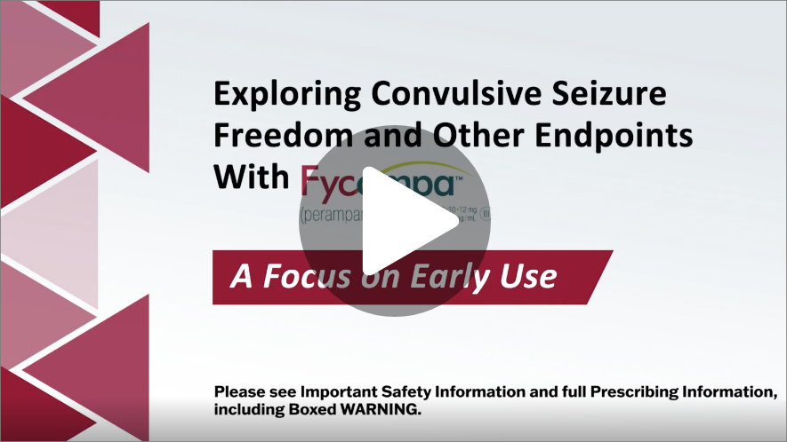 Exploring Convulsive Seizure Freedom and Other Endpoints with Fycompa®: A Focus on Early Use video thumbnail